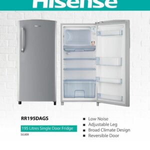 Hisense 195L Top-Mount Refrigerator - Image 3
