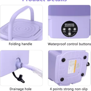 Portable Mini Washing Machine - Image 5